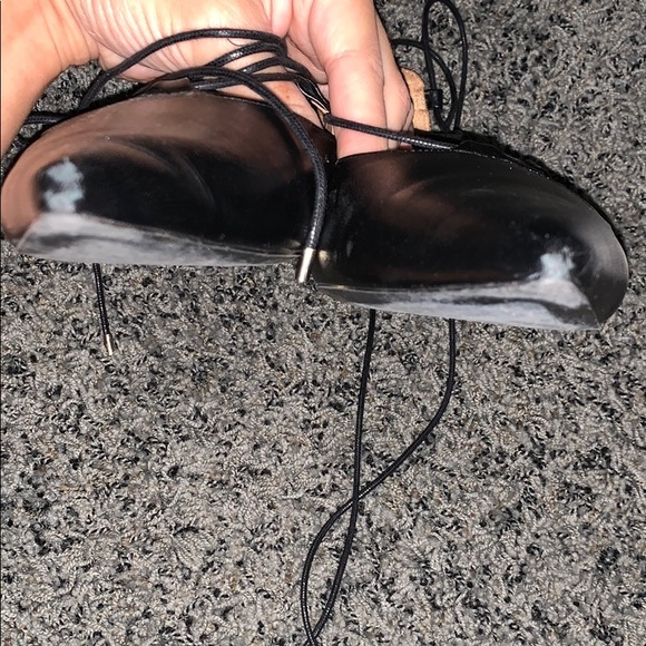 TopShop Kingdom Ghillie leather flats - Picture 9 of 9